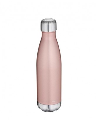 Sticla izoterma cu pereti dubli, 500 ml, roz, Elegante - CILIO 